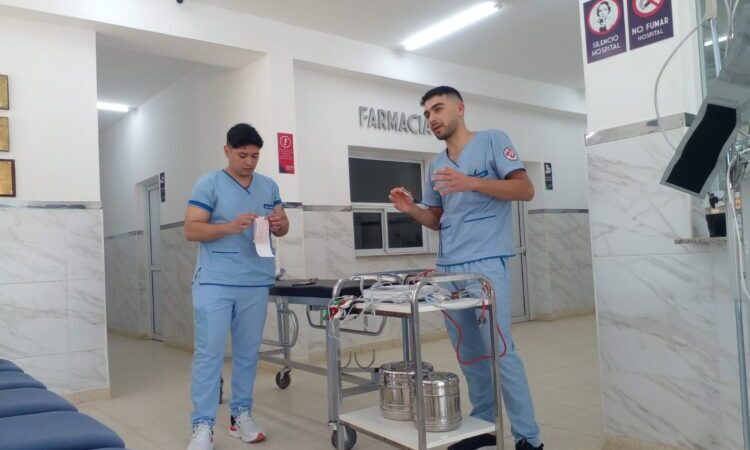 Una capacitación sobre el manejo en situaciones de emergencia fue desarrollada en el Hospital de Riacho He Hé