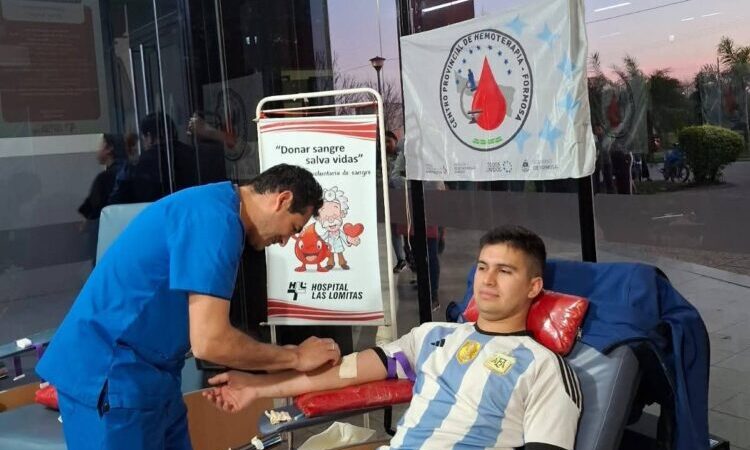 Nueva colecta de sangre y plaquetas se llevó a cabo en el Hospital Distrital de Las Lomitas