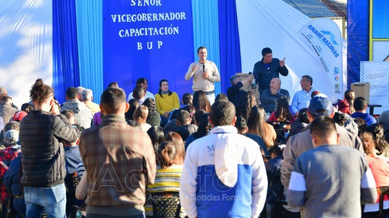 El Vicegobernador visitó comunidades del Departamento Pilcomayo con el fin de difundir la BUP