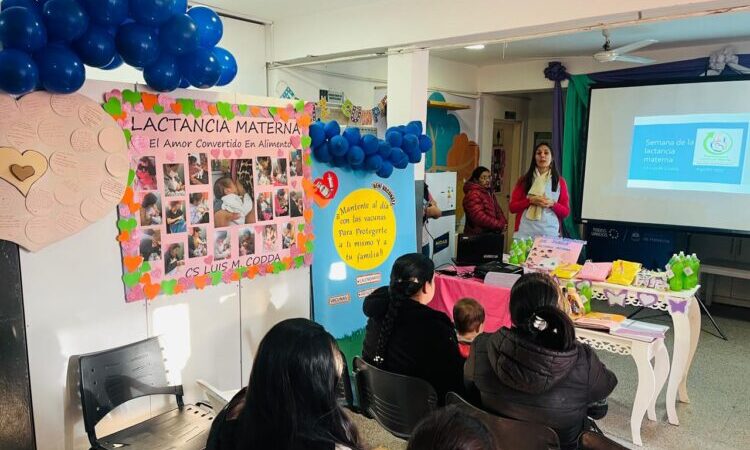 El centro de salud Luis María Codda llevó a cabo un valioso trabajo en terreno sobre lactancia materna