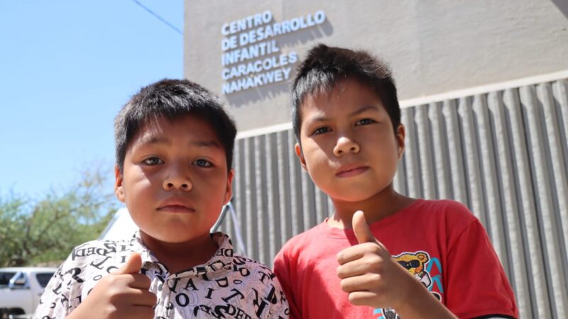 Insfrán inauguró el primer Centro de Desarrollo Infantil en una comunidad Wichí