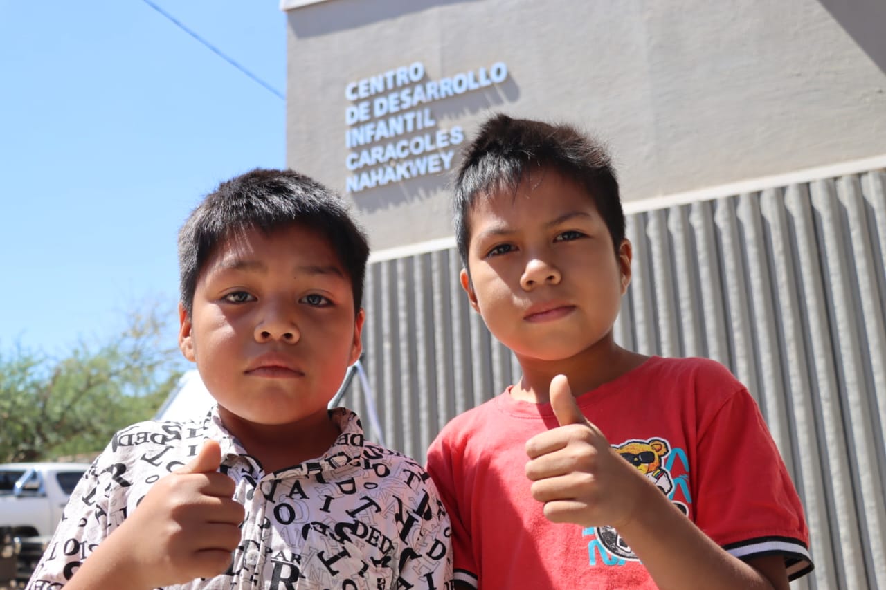 Insfrán inauguró el primer Centro de Desarrollo Infantil en una comunidad Wichí