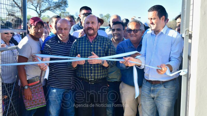 Insfrán habilitó la Ruta Provincial N° 40 en El Chorro y un centro de salud en Teniente Fraga
