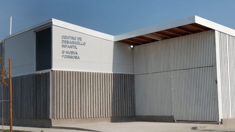 Insfrán inaugurará el Centro de Desarrollo Infantil del barrio Nueva Formosa