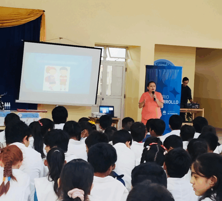 Niños de la EPEP N° 445 participaron de una amplia jornada de promoción de la salud 