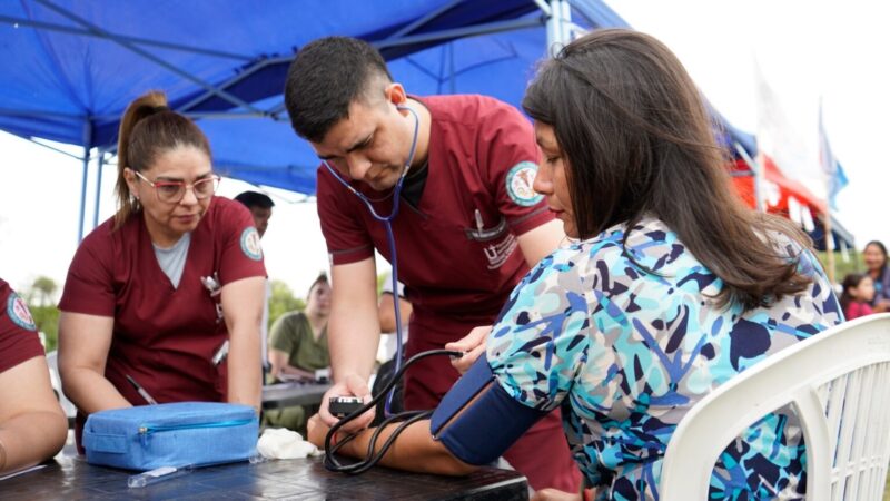 El Gobierno provincial brindó un total de 3723 prestaciones de salud en los barrios Villa del Carmen y Puente San Hilario