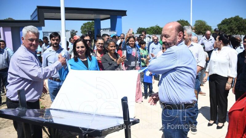 El gobernador Insfrán inauguró importantes obras en Tres Lagunas