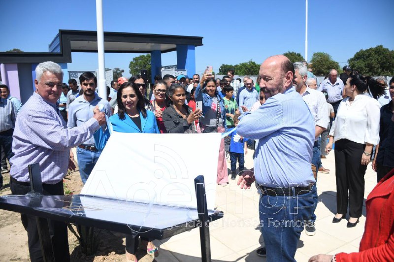 El gobernador Insfrán inauguró importantes obras en Tres Lagunas