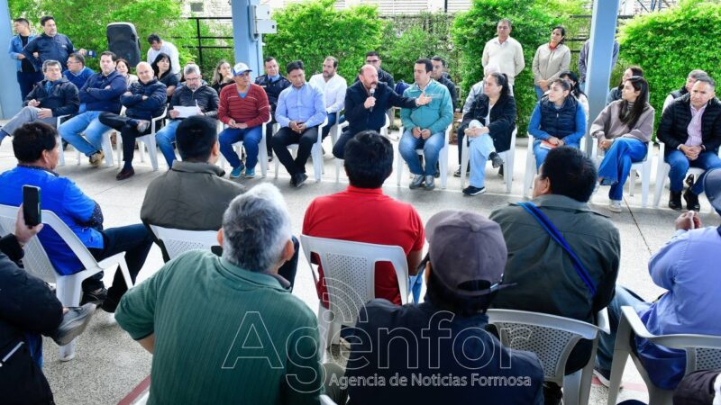 El Gobernador inició su gira por el noroeste con una reunión en Santa Teresa