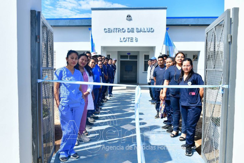 El gobernador Insfrán habilitó el centro de salud de Lote 8 y anunció la creación de la EPES EIB N° 13
