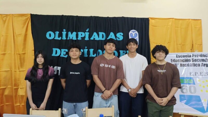 Olimpíadas de Filosofía: La Zona Siete de la ciudad capital ya tiene representantes para la instancia provincial