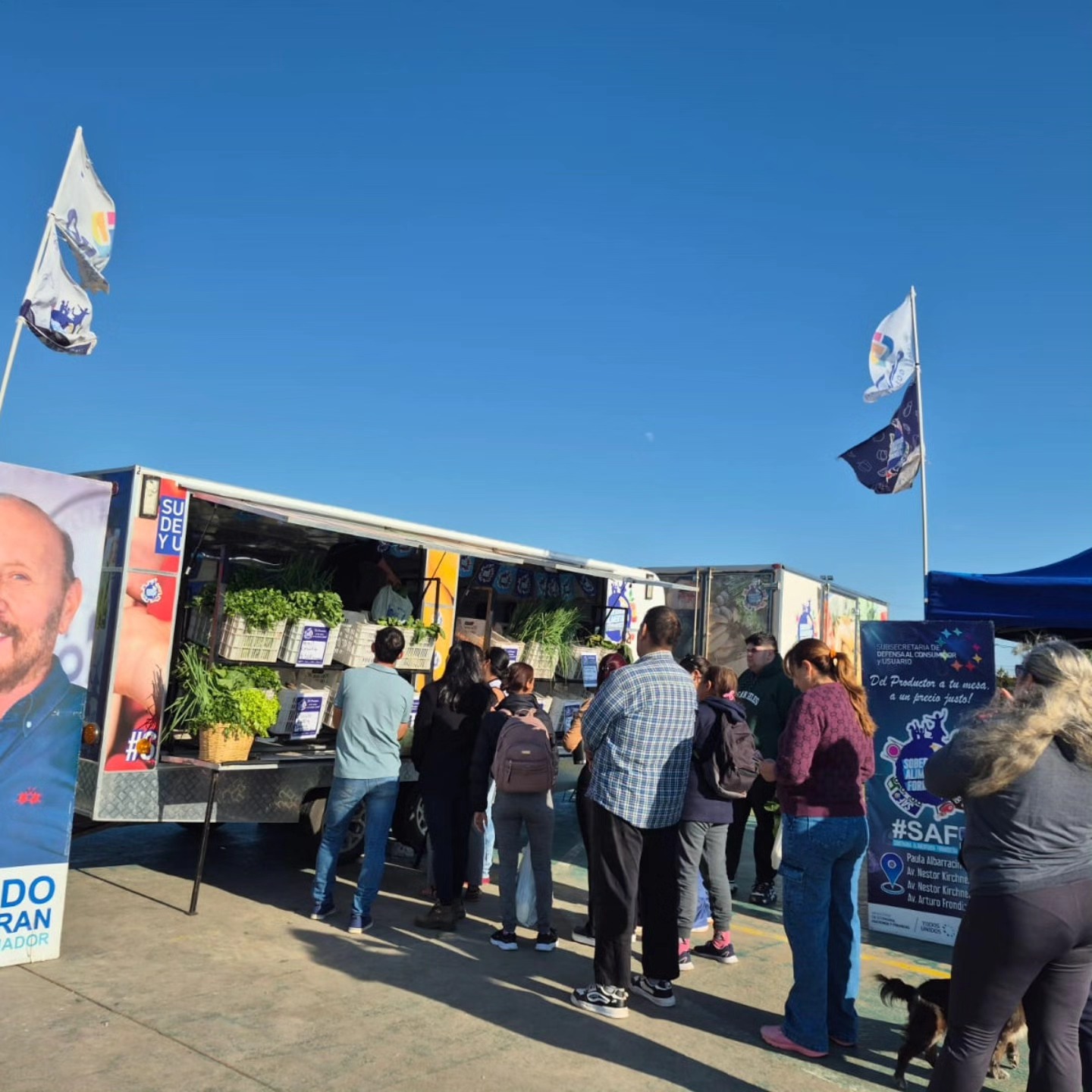 SAF acercará la venta de alimentos frescos al barrio Juan Domingo Perón este viernes