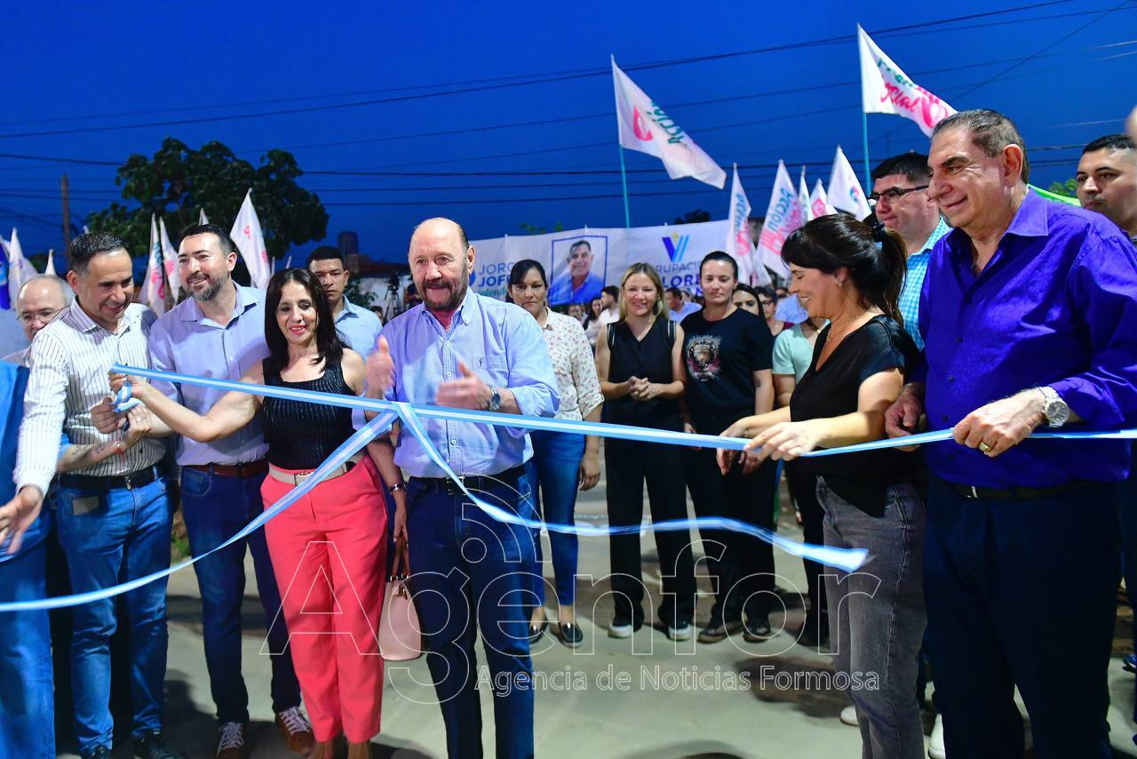 El gobernador Insfrán y el intendente Jofré inauguraron más obras enmarcadas en el Modelo Formoseño