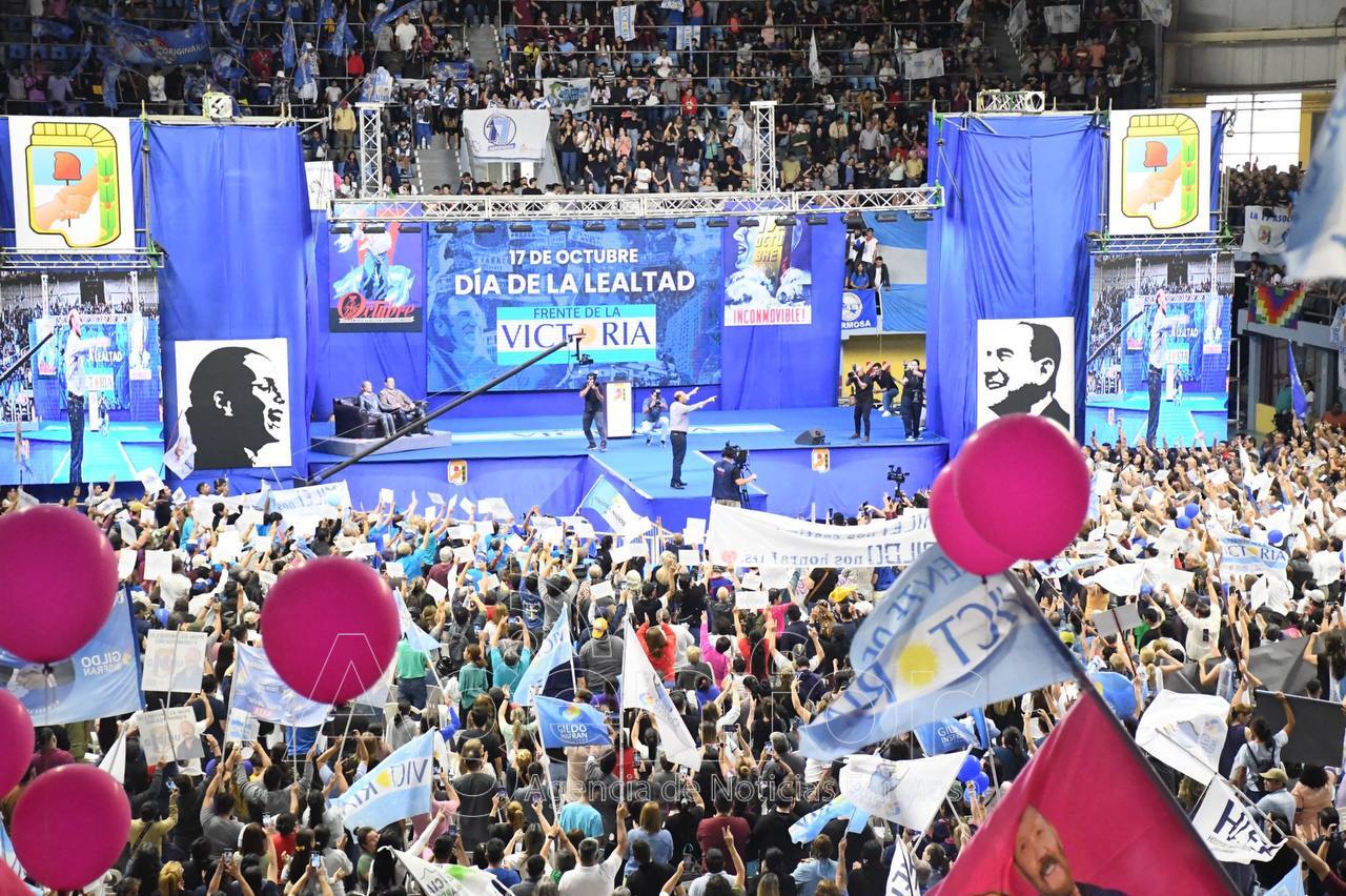 Multitudinario acto por el Día de la Lealtad Peronista en Formosa