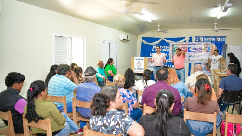 El vicegobernador Solís llegó a Misión Laishí, donde hubo encuentro con dirigentes y charla sobre la BUP