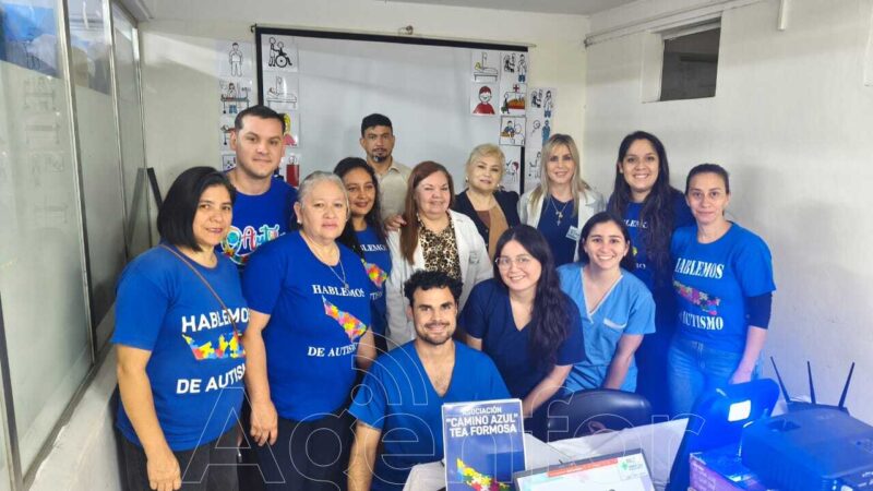 “Camino Azul TEA” capacitó a personal del Hospital Central de Formosa