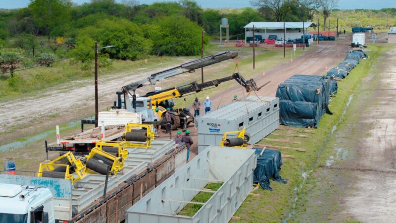 Arribaron componentes esenciales para el funcionamiento de “Fermosa Biosiderúrgica”