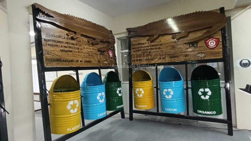 “Guardianes de Formosa”: Los estudiantes de la EPET N° 1 crearon contenedores ecológicos  