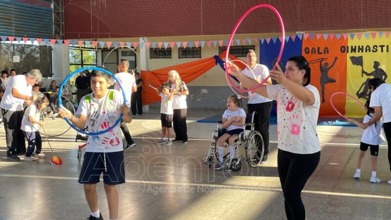 Cerró el Mes de la Inclusión con una gala gimnástica de la Educación Especial