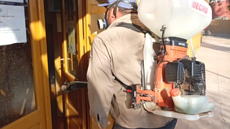 En toda la provincia sigue el trabajo ininterrumpido contra el dengue