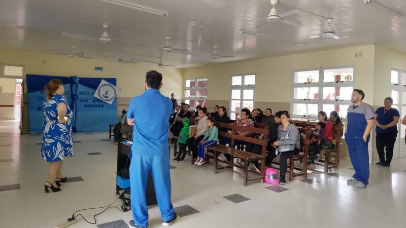 El centro de salud “El Pucú” brindó una charla informativa por el Día Mundial contra el Cáncer de Próstata
