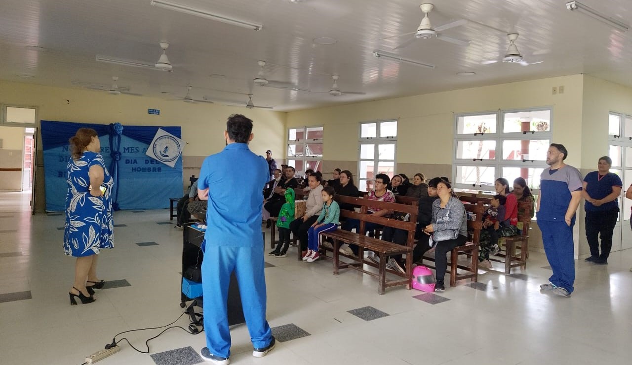 El centro de salud “El Pucú” brindó una charla informativa por el Día Mundial contra el Cáncer de Próstata