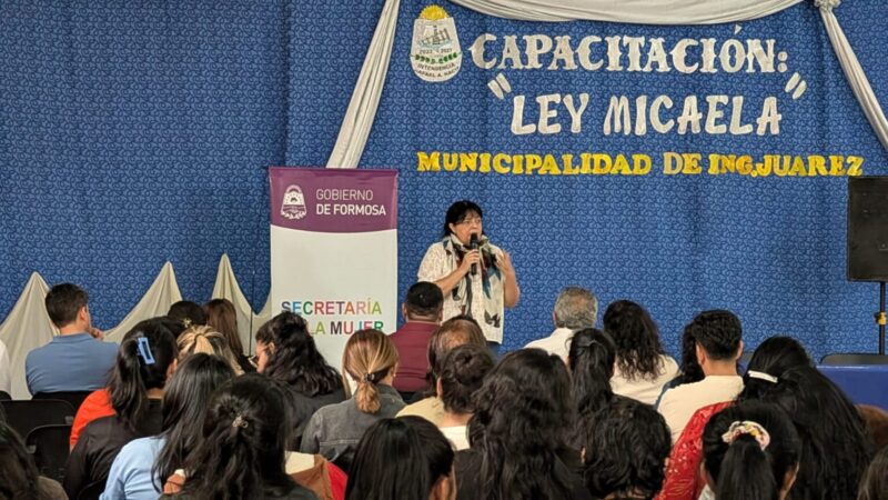 La Secretaría de la Mujer continúa con las capacitaciones sobre la Ley Micaela en el interior provincial