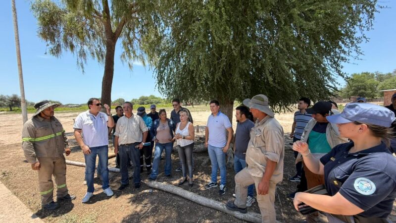 Reunión organizativa para próxima inauguración de obra que beneficiará a comunidades del Departamento Bermejo