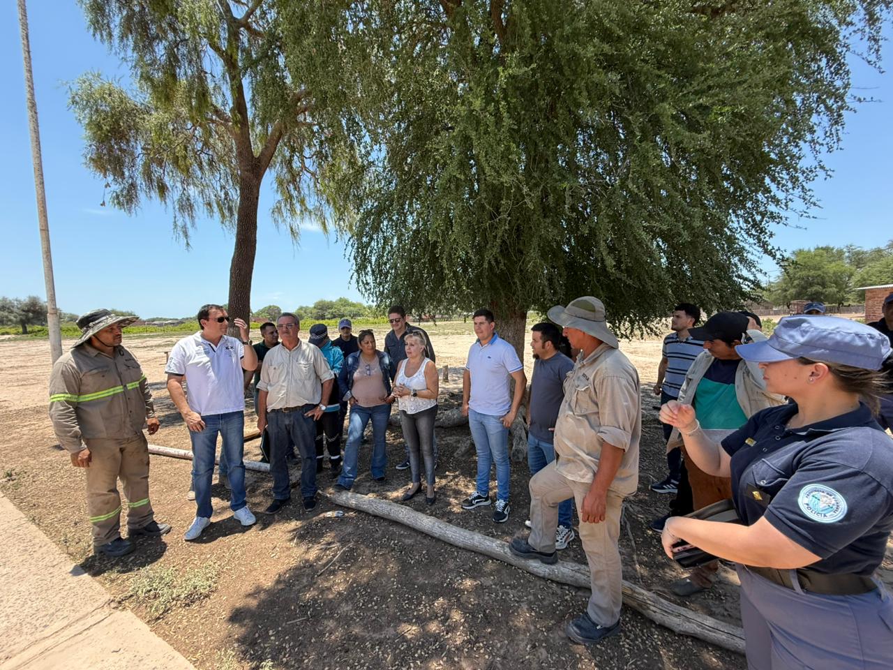 Reunión organizativa para próxima inauguración de obra que beneficiará a comunidades del Departamento Bermejo