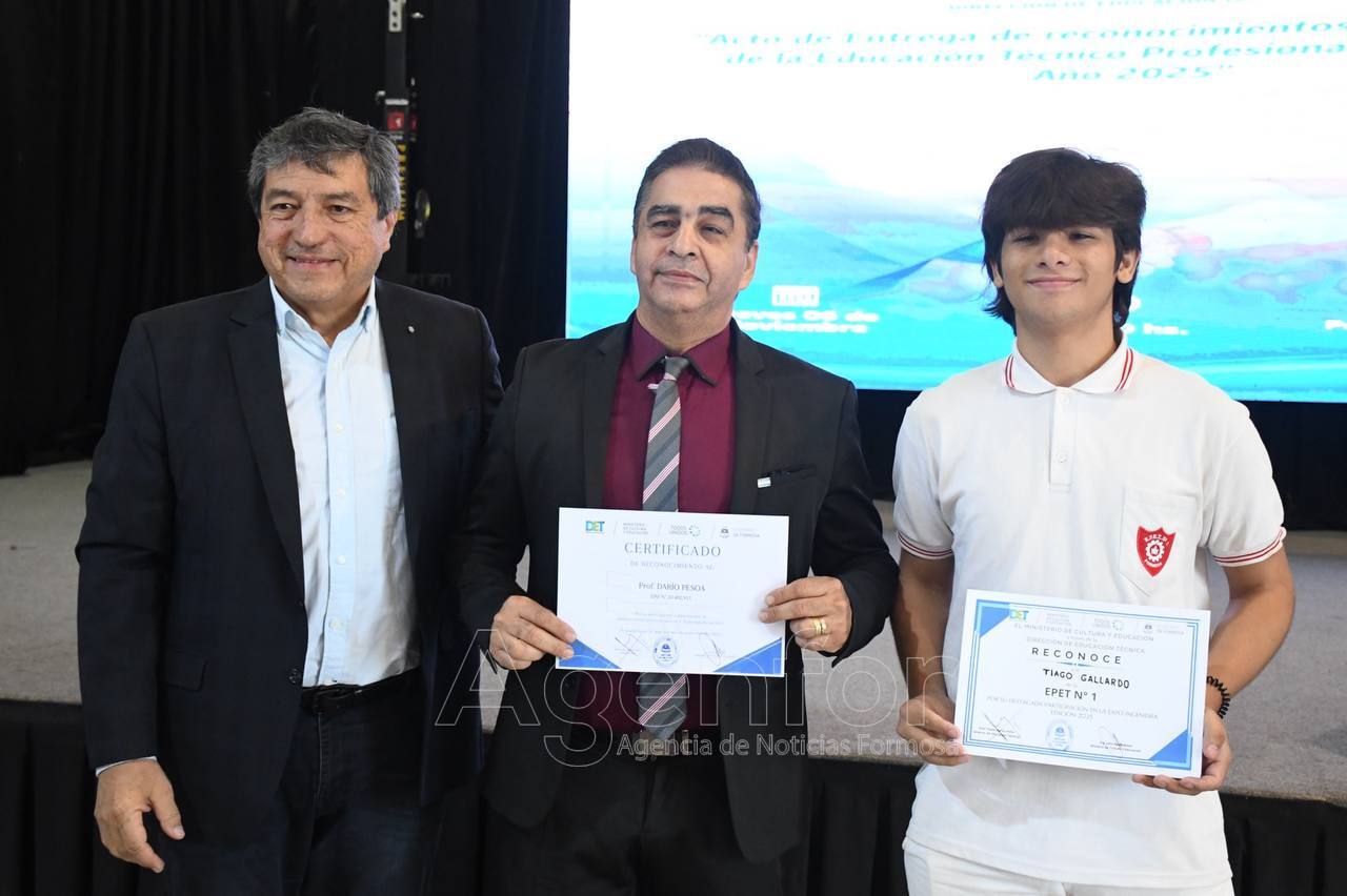Estudiantes de Educación Técnica Profesional fueron reconocidos por la cartera educativa provincial