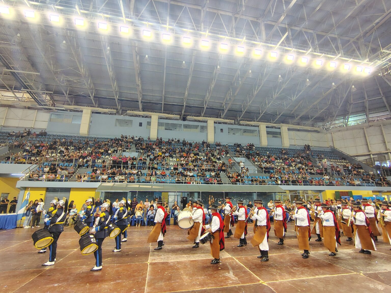 Se realizó la 4° Expo Policial y el 2° Encuentro de Bandas de Música