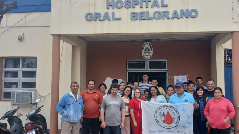 Se realizó la primera colecta de sangre en el Hospital de General Belgrano