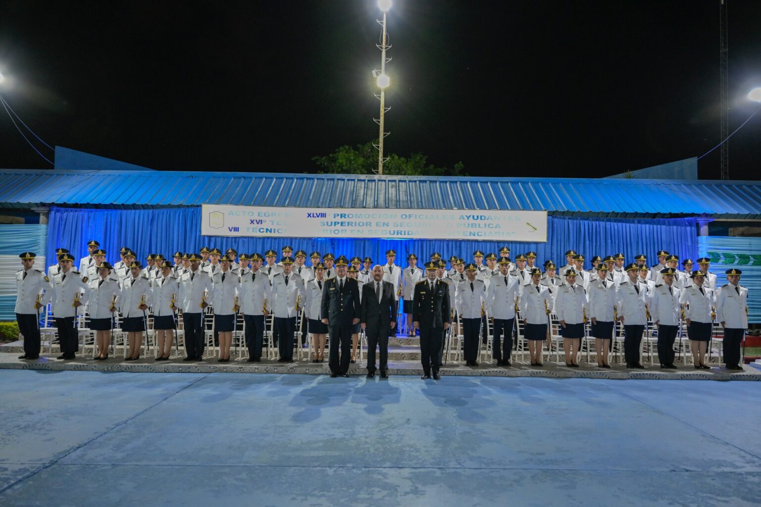 El gobernador Insfrán presidió el acto de egreso de 67 nuevos oficiales ayudantes de la Policía de Formosa