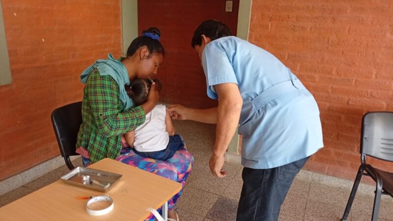 Renovaron acciones de Atención Primaria de Salud en las colonias El Retiro y Chico Dawan