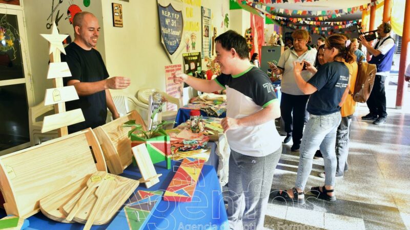 Día de las Personas con Discapacidad: Hubo un muestreo en el Centro Ocupacional Inclusivo del barrio Emilio Tomás