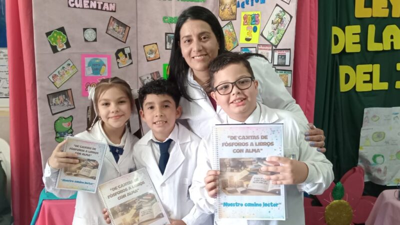 La Expo Lectura en Comunidad  en la EPEP N° 124  tuvo destacados trabajos del Nivel Primario