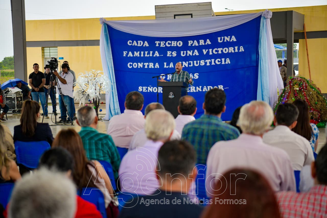 Insfrán: “En Formosa la justicia social no se negocia”