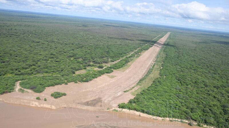 Sobrevolaron las correderas del río Pilcomayo a los fines de monitorear y verificar el estado actual del ingreso de las aguas