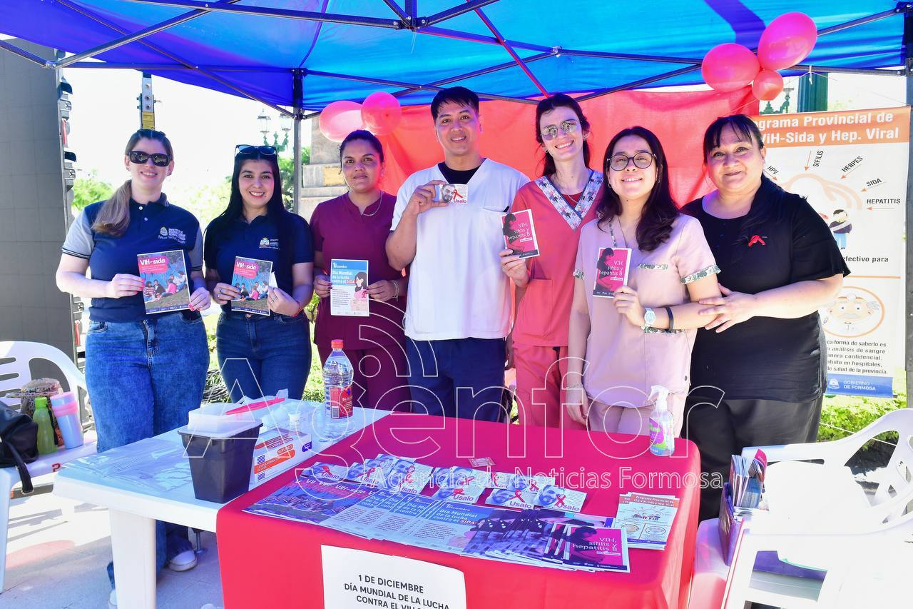 El Programa Provincial de ITS desarrolló una jornada de testeos gratuitos y confidenciales en espacios públicos