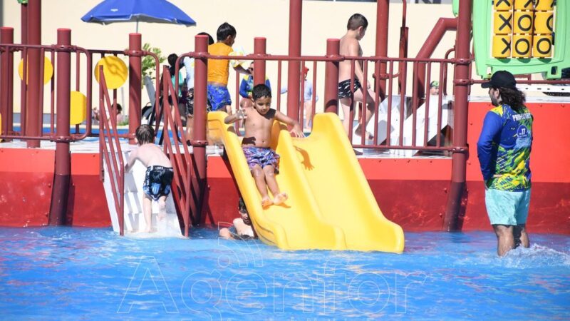 Delegación de Pirané participa de colonia en el Parque Acuático
