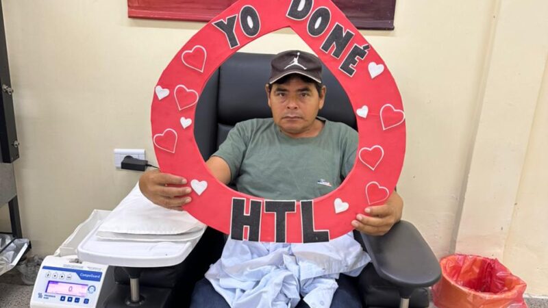 Continúan las colectas de sangre semanales en el Hospital de Tres Lagunas