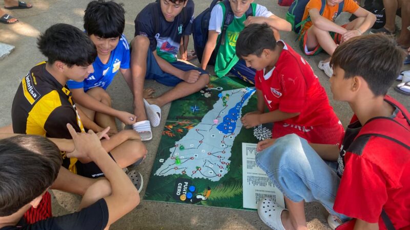 Turismo acompañó una jornada recreativa en la colonia de vacaciones del Paraíso de los Niños