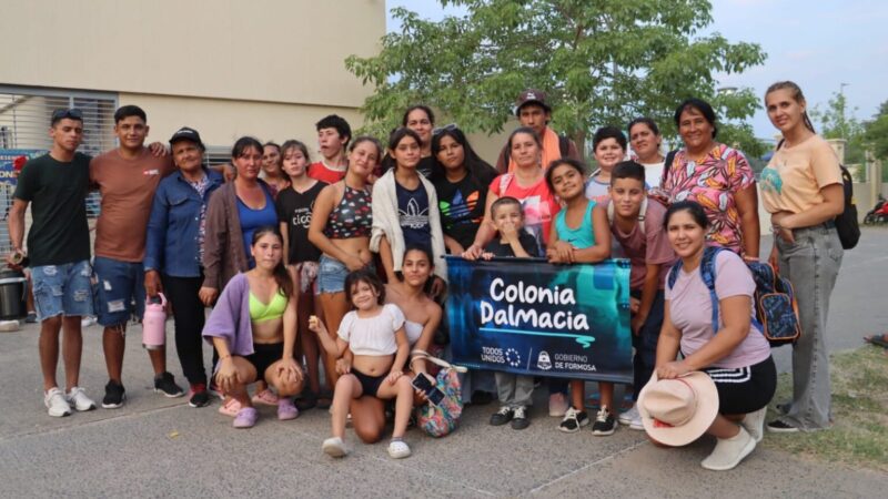 Familias de Mojón de Fierro, Boca Riacho Pilagá y Colonia Dalmacia disfrutaron del Parque Acuático “17 de Octubre”