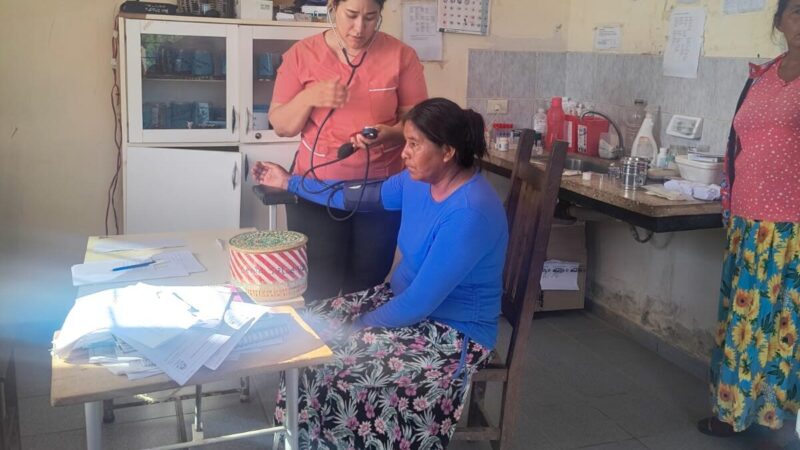 Nuevo operativo sanitario del Hospital Distrital “Eva Perón” en Vaca Perdida y La Rinconada