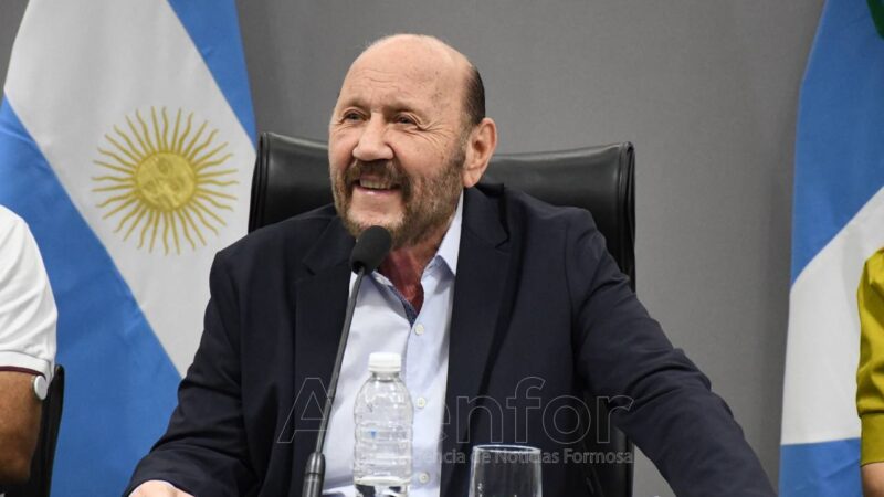 Insfrán anunció un aumento del 14% para la Administración Pública de Formosa