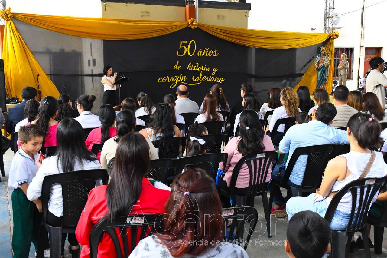 “Santo Domingo Savio” celebró 50 años de trayectoria escolar