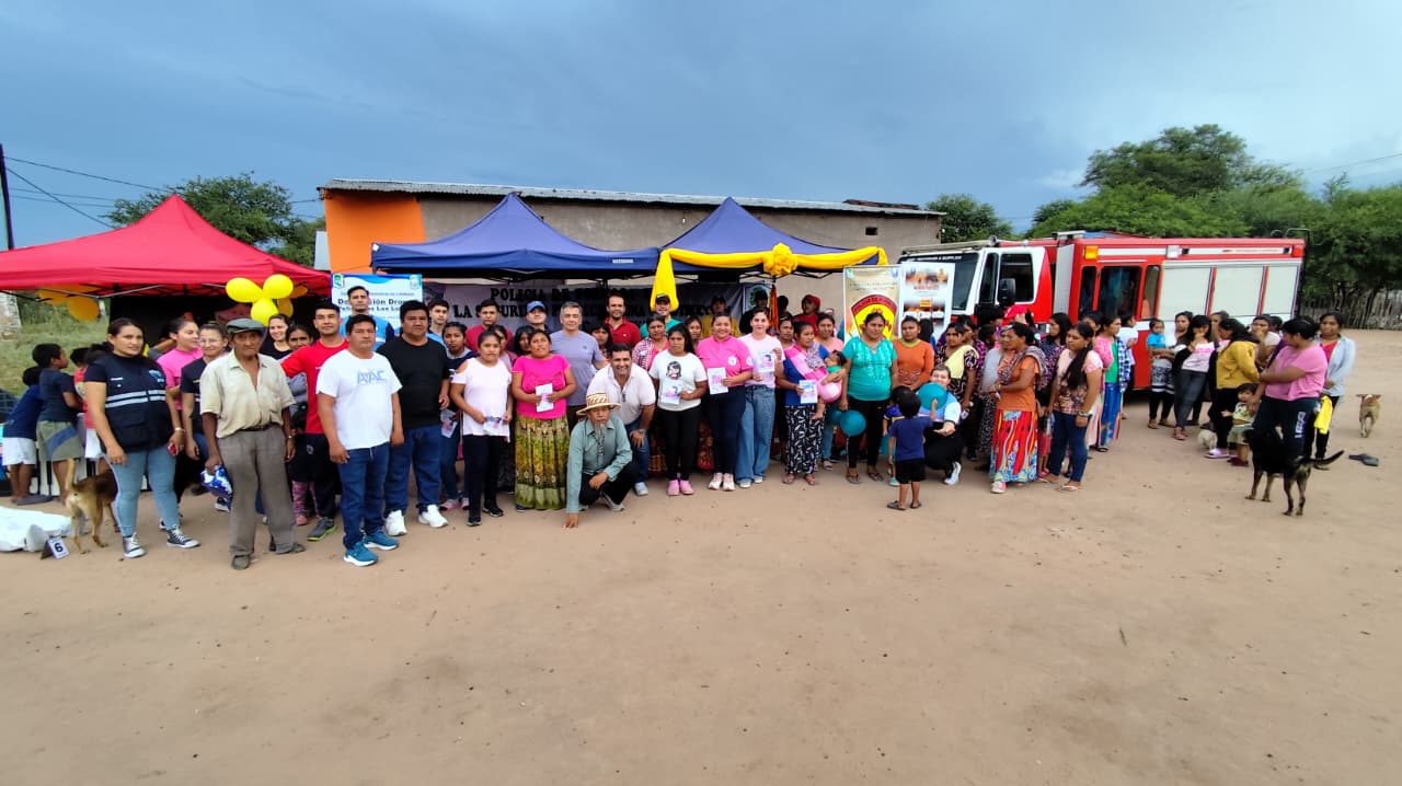 La Policía de Formosa realizó un operativo de asistencia y charlas preventivas en Lote 27