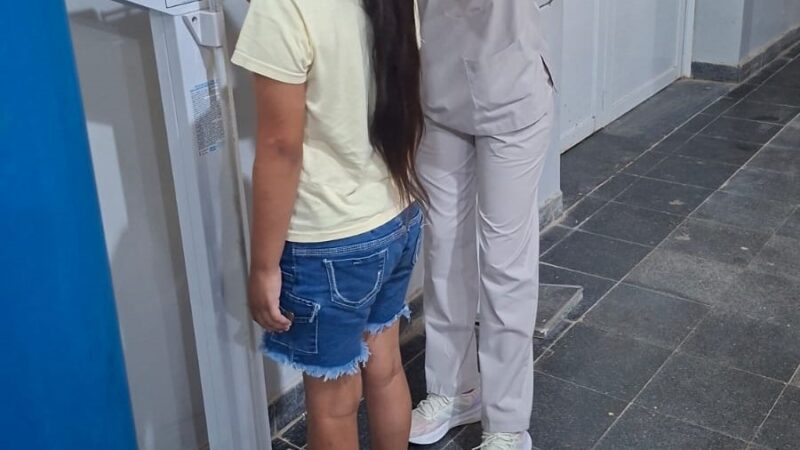 El Hospital de Pozo del Tigre inició las actividades de la Libreta de Salud Escolar