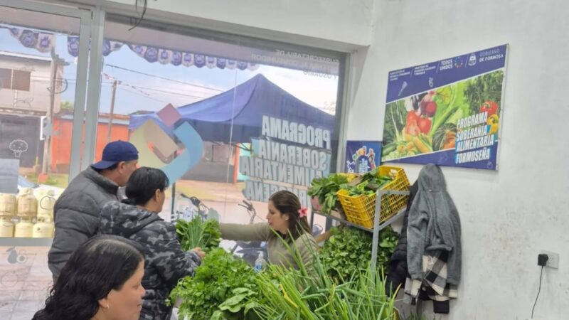 Soberanía Alimentaria Formoseña suma los martes a su cronograma semanal de centros fijos