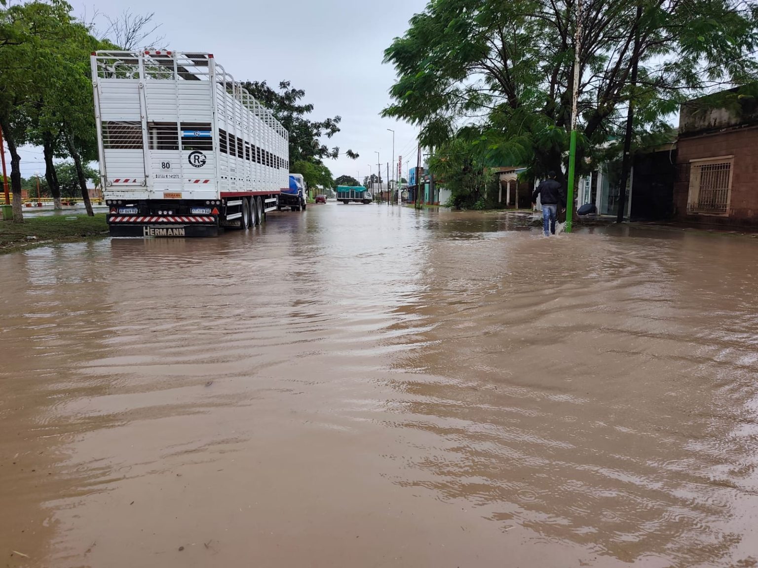 A pesar del fuerte temporal, Ibarreta no registra evacuados